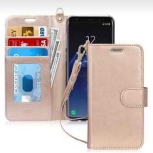 Samsung Galaxy S8 Leather Wallet Case (not +)